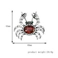 thumbnail image 3 of HomeKingdee Fashion Exquisite Underwater World Crab Brooch for Women - Rhinestone Jewelry Pin for Various Occasions, 3 of 5