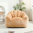 thumbnail image 5 of Bean Bag Chair with Armrests - High-Density Foam Stuffed, Lazy Sofa for Adults (Living Room, Bedroom Reading), 5 of 15