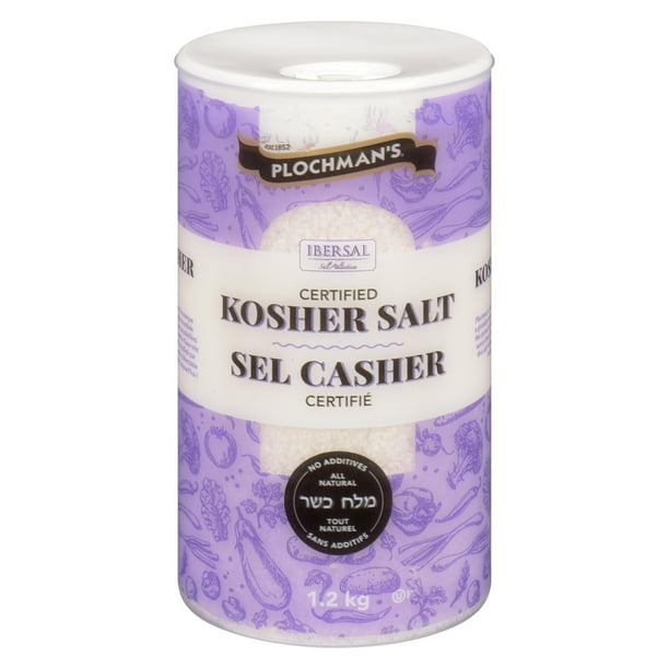 Plochman`s Premium Kosher Certified Salt, Volume 1.20kg Walmart.ca
