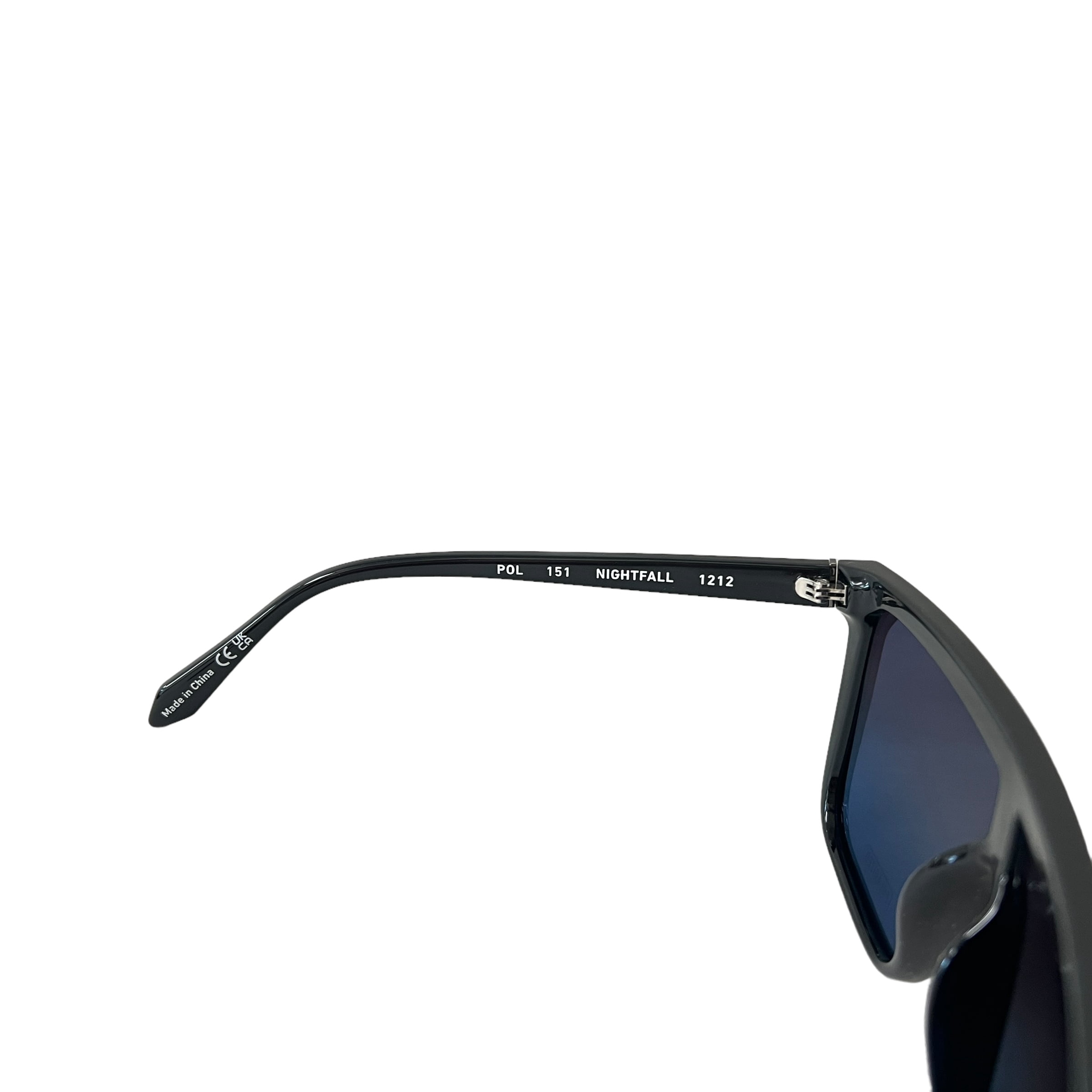 New Quay Australia Nightfall Curve Polarized Black Frame Large Sunglasses Unisex Quay Australia Nightfall Curve Shield | Mercari main image 3