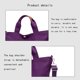 thumbnail image 5 of XWSHYW Contenedores de Almacenamiento Bolts, Expandable, Doble Correa, Hombro y Capacidad, Bolso Deportivo, Gimnasio, Bolso de Hombro, Fin Semana y Noche para Mujer, 5 of 6