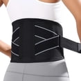 thumbnail image 2 of New Back Brace for Lower Back Pain - Immediate Relief From Sciatica, Herniated Disc, Scoliosis - Breathable for Men and Women, 2 of 8