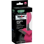 3 Pack - Curad Performance Series Ironman Sports Tape, Black and Pink, 1.5" x 10 yds, 6 ct