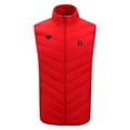 thumbnail image 2 of guisaled Heated Vest for Men Women Fashion Solid Electric Sleeveless Jacket Warm Waterproof Camping Hunting Adjustable Heating Vest, 2 of 3