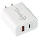 thumbnail image 3 of Cargador rápido QC3.0 PD de 20 W, cargador de velocidad de carga rápida de doble puerto para Dji Avata AC 100?240 V, blanco, 3 of 8