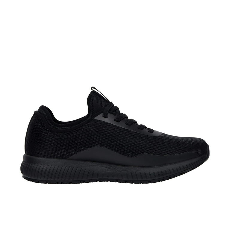 Skechers Work Women s Squad Slip Resistant Glistle Lace up Sneaker Walmart