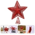thumbnail image 2 of ColoMX Topper del árbol de Navidad Topper navideño Decorativo Hollow Treetop Star Adornment, 2 of 8