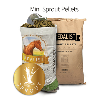 Medalist Feed Mini Sprout Pellets for Goat, Pig Food, 50 lbs
