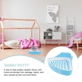 thumbnail image 4 of Triangular Rabbit Litter Box Mini Plastic Small Animals Potty Corner Toilet, 4 of 6