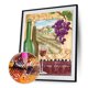 thumbnail image 2 of Cuadros Decorativos 5D DIY diamante pintura vino completo redondo taladro mosaico arte imagen Rhinestone Kit Likrtyny embutido en tela, 2 of 9
