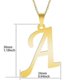 thumbnail image 5 of Gold Color Alphabet Necklaces For Women Jewelry Chain On Neck 26 Letters Pendant Necklace Stainless Steel Choker Woman Accessory--S151-Y-N-Product cod S151-Y-N, 5 of 5