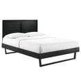 thumbnail image 3 of Modway Marlee Wood Frame Queen Platform Bed with Angular Frame in Black, 3 of 10