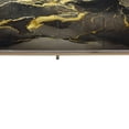 thumbnail image 5 of ACME Payo Wood/Metal Console Cabinet in Black Marble Paint/Oak & Champagne, 5 of 10