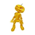 thumbnail image 3 of Decoración de calabaza luminosa de Halloween Macarena escultura de juguete dorado 15 cm x 11 cm x 4 cm, 3 of 8