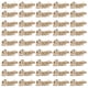 thumbnail image 2 of Delicadas letras de madera adornos inacabados signos de scrapbooking artesanías de artesanías para suministros para la fiesta de los accesorios de la barra de inicio como barra de 45 paquetes kenally HA011728-02, 2 of 7
