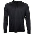 thumbnail image 2 of Men's Dri-Fit Hoodie Moisture Wicking Athletic Gym Pullover Long Sleeve Sweater, Navy, S, 2 of 2