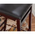 thumbnail image 4 of Linon Keira Tabouret de Bar Pliant avec Dossier Rembourré, 4 of 22