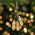 thumbnail image 2 of Northlight 11" Cluster of Peanuts Glass Christmas Ornament - Gold, 2 of 6
