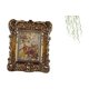 thumbnail image 1 of Marco de fotos floral tallado a mano con hojas , arte de pared, elegante soporte para fotos antiguo para decoración de hogar, oficina y boda., 1 of 8