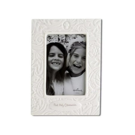 First Holy Communion Porcelain - Kole Imports OT636-4 8.75 x 6.375 in. First Holy Communion Porcelain Photo Frame - Pack of 4
