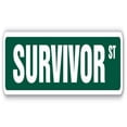 thumbnail image 1 of SignMission Survivor SS- 18 Po Survivor Signe de Rue - Survivaliste de l'Émission de Télévision, 1 of 4