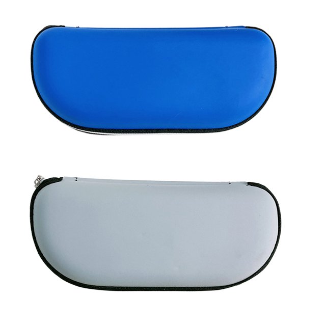 Estuche blando para gafas de sol con cremallera, bolsa de gafas de neopreno, bolsas organizadoras portátiles de cuero PU para gafas