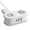 White, variant on Upgraded Five One Power Strip - USB Rechargeable Design | Built-in Rechargeable Battery | for Home Travel | for Daily Household Use | Professional Grade Quality White