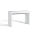 thumbnail image 3 of HomeRoots 555123 47 in. White Wood Block Console Table, 3 of 5