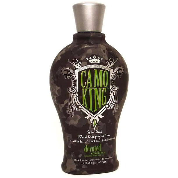 Devoted Creations CAMO KING Black 12.25ounce Bronzing Lotion