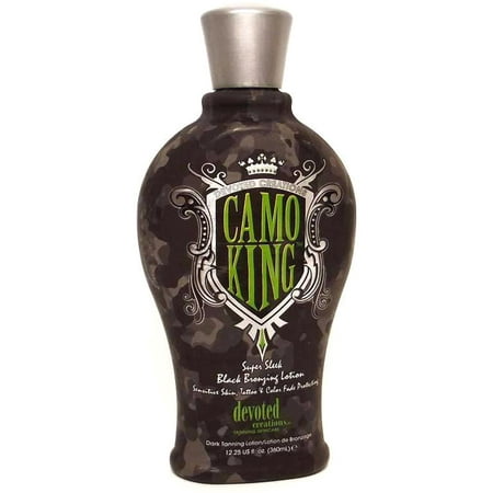 Devoted Creations  CAMO KING Black 12.25-ounce Bronzing (Best Devoted Creations Tanning Lotion)