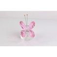 thumbnail image 5 of Colección de figuritas de Base de bola de cristal de mariposa voladora de cristal rosa, estatua decorativa de cristal cortado, colección de animales TUNC Sencillez, 5 of 5