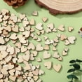 thumbnail image 5 of OFFIGAM Multi Size Wooden Hearts for Crafts Craft Embellishments Khaki 250pcs for Sign Making, 5 of 10