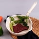 thumbnail image 4 of Thickened Bottom Stone Frying Pan Multifunction Non-stick Pans Deep Nougat Pot Big Mouth Wok Pan 20cm, 4 of 5