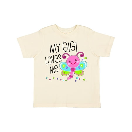 

Inktastic My Gigi Loves Me- Cute Dragonfly Gift Toddler Boy or Toddler Girl T-Shirt