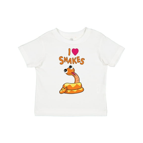 Inktastic I Love Snakes Boys or Girls Toddler T-Shirt