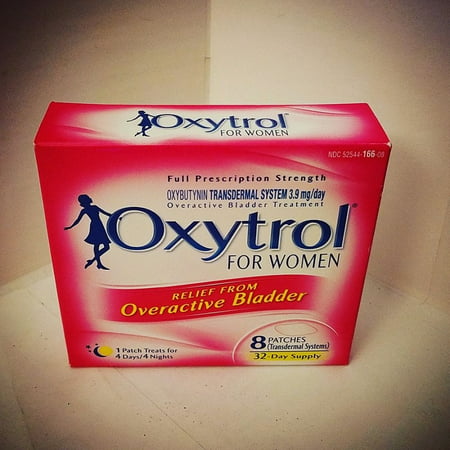 Oxytrol For Women Overactive Bladder Patches, 8ct (Best Place To Put Estrogen Patch)
