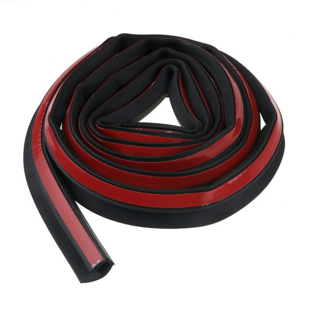 Graflsoa Bande de Joint de Porte de Voiture en Caoutchouc 5M EPDM - Formes D, P, Z pour Imperméable, Réduction de Bruit et Protection contre la Poussière
