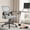 CZ-Gray, variant on Nextay Tall Drafting Chair - Ergonomic Office Stool with Flip-Up Arms, Footrest & Lumbar Support