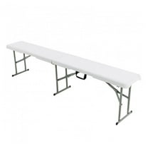Portable Folding Bench 6ft - 550lbs Capacity - Outdoor Picnic Bench with Handle