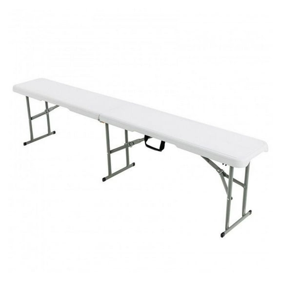 Portable Folding Bench 6ft - 550lbs Capacity - Outdoor Picnic Bench with Handle