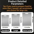 thumbnail image 2 of 2025 New Katuchef Titanium Cutting Boards for Kitchen, Katuchef Cutting Board, Large Double-Sided Design Allows for Separate Preparation of Raw and Cooked Food, 2 of 7