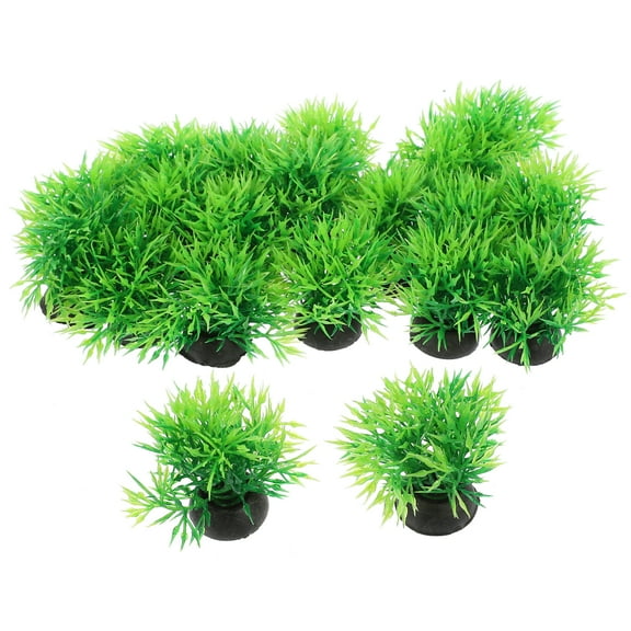 20 Pcs Aquarium Landscaping Decor Artificial Plants Large Plastic
