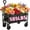 Standard, variant on Heavy-Duty Folding All-Terrain Wagon Cart, Stainless Steel Frame & 600D Oxford Fabric, No Assembly Needed, Foldable Utility Cart for Garden Camping Beach Shopping