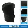 thumbnail image 4 of Unique Bargains Gear Shift Lever Cover Trim for Honda 11th Civic 2022 2023 Black Faux Leather Black Line, 4 of 6