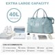 thumbnail image 2 of Bolsa de viaje HYC00 Weekender Overnight azul claro para mujer, 2 of 9