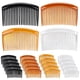thumbnail image 1 of 24 Pcs Plastic Hair Side Combs French Twist Comb with 23 Teeth Fine Hair Clips Decorative Hair Combs for Women, 1 of 5