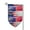 Fillet, variant on America-Carolina Flag Painted Garden Flag Double Sided Flags with Vivid Color for Yard Lawn Garden Decor 12.5 x18 Inch Fillet