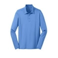 thumbnail image 5 of Port Authority Silk Touch Performance Long Sleeve Polo-XL (Carolina Blue), 5 of 6