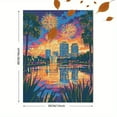 Fireworks Cityscape Canvas Painting Wall Art Suitable For Living Room fireworks-cityscape-canvas-painting-wall-art-suitable-for-living-room