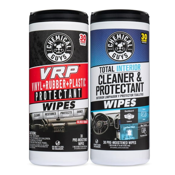 Toallitas Chemical Guys VRP & Total Interior Cleaner (60 unidades)